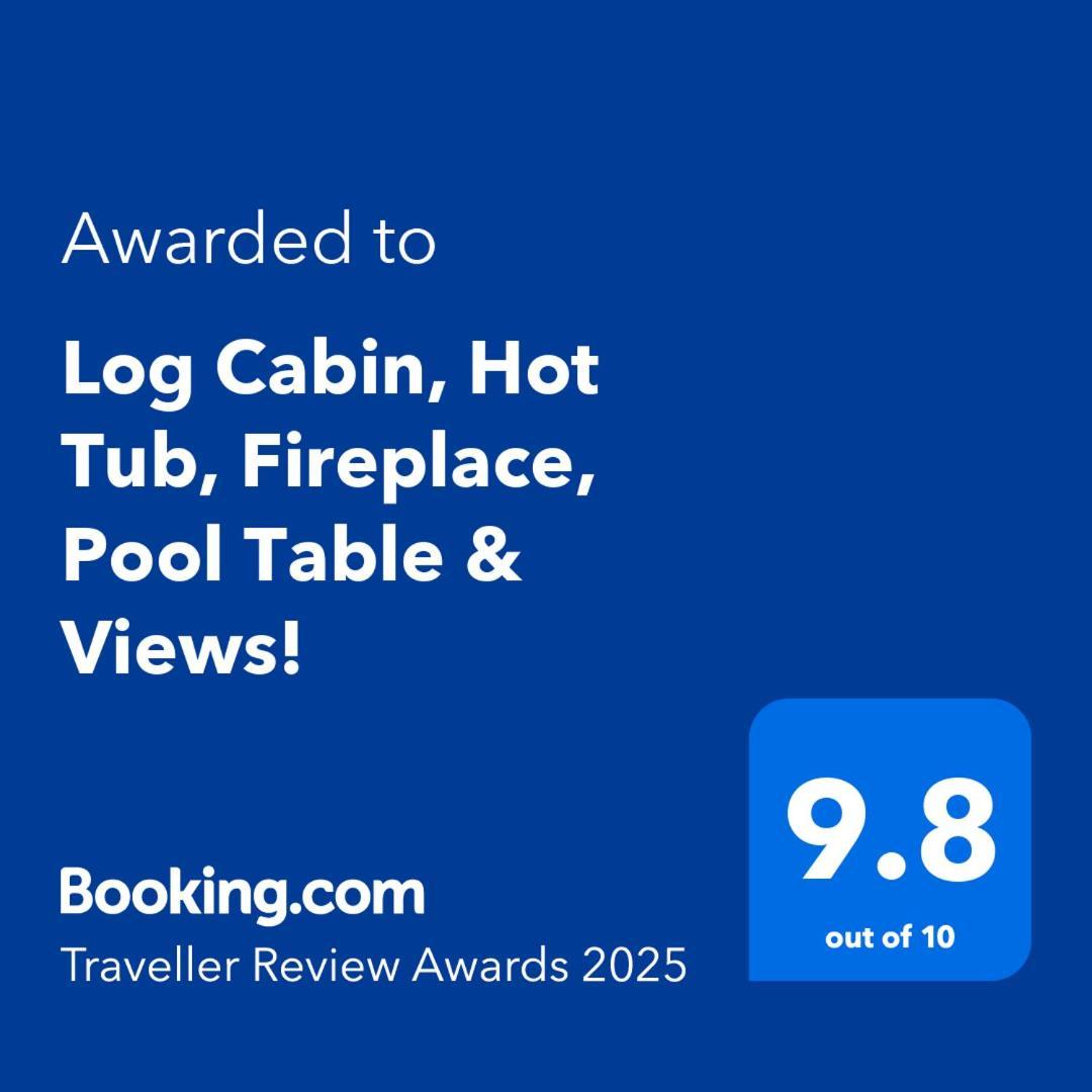 Log Cabin, Hot Tub, Fireplace, Pool Table & Views! Sevierville Eksteriør billede